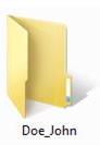 John Doe Family History Folder