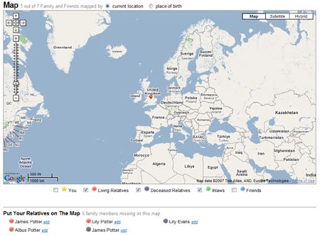 Map your family tree