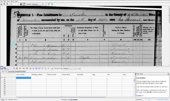 Records Indexing Screenshot
